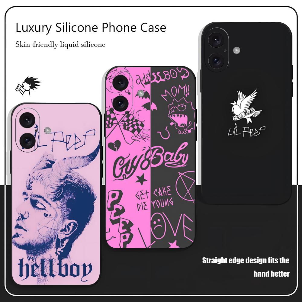Phone Cases For Iphone 15 - L-Lil Peep Beroemde Ster Populaire Telefoonhoesje
