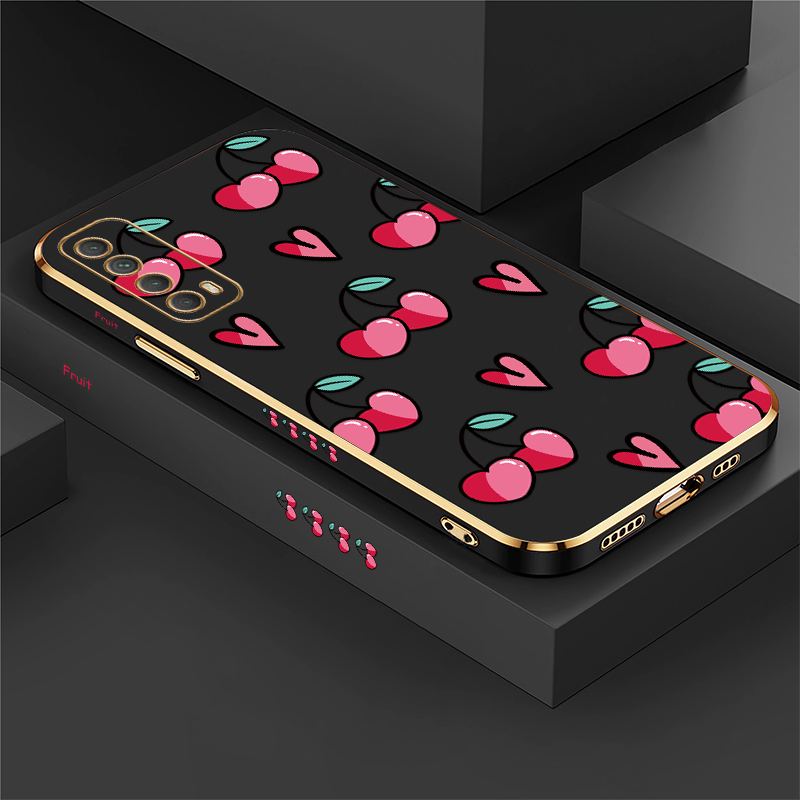 Phone Cases Cherry - Zachte TPU telefoonhoes voor Huawei Y7A