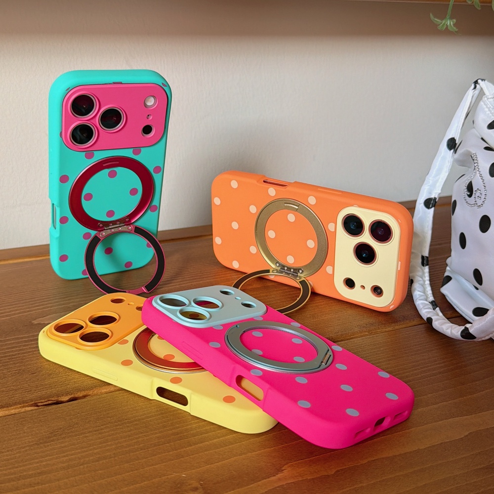 Phone Cases Polka Dot - INS Polka Dot Magnetisch 360 °
