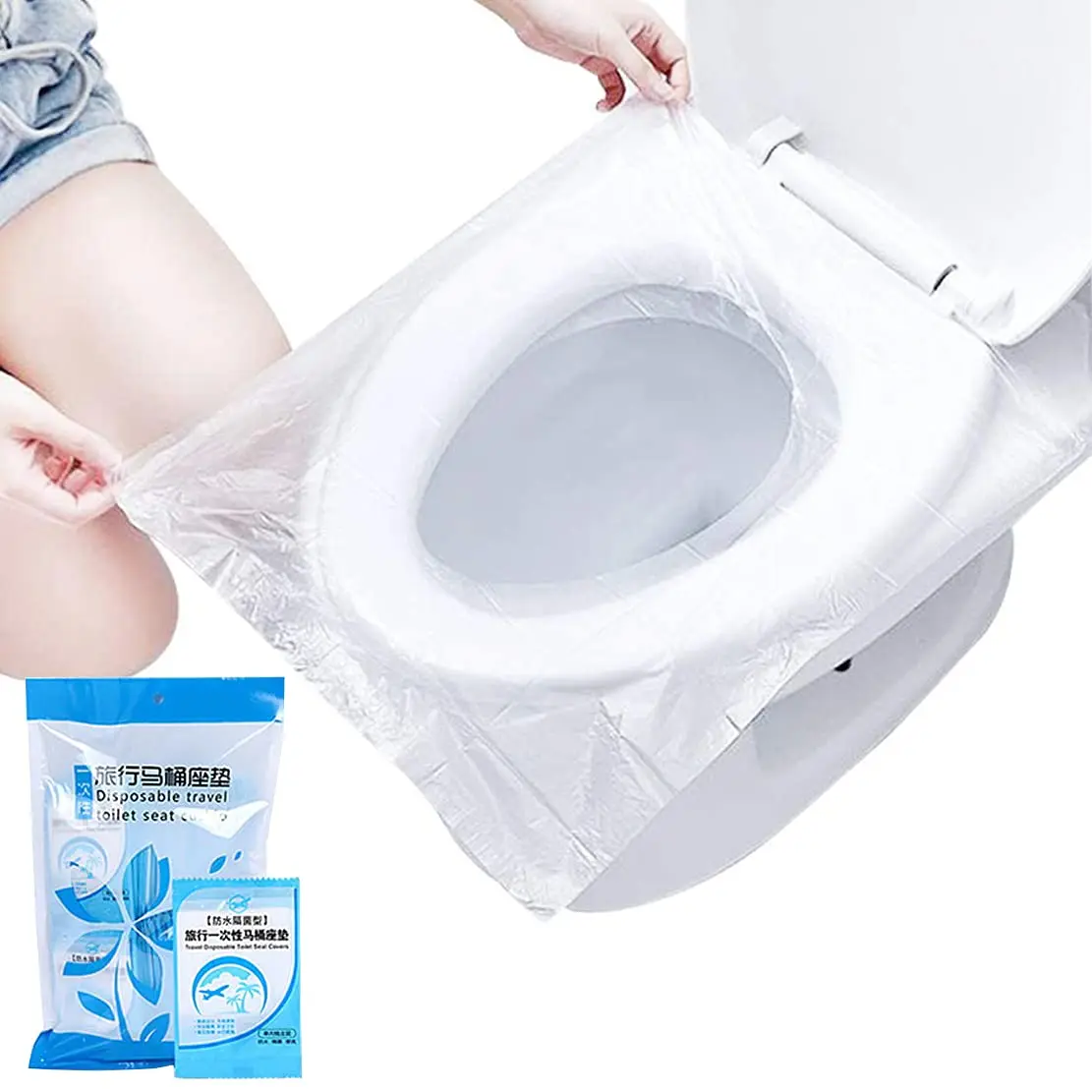 Biodegradable Eco Case - 6/50Pcs Biologisch Afbreekbaar Wegwerp Plastic Toilet