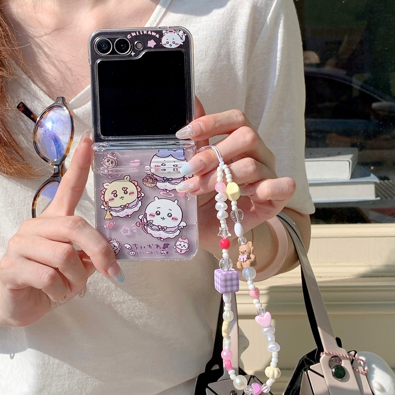 Phone Cases With Wallet - Schattig Cartoon Anime Chiikawa Usagi Hachiware