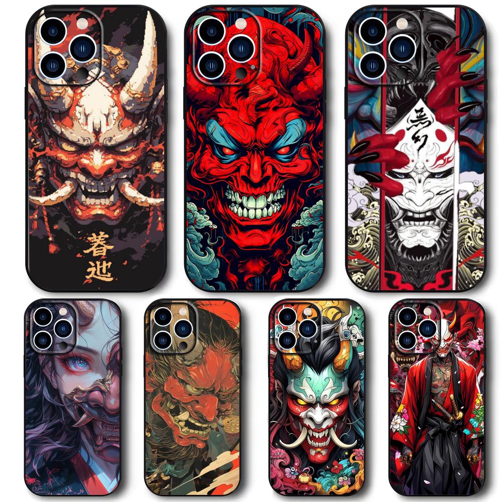 Phone Cases Japan - Japanse geestengezicht Samurai telefoonhoesje voor iPhone