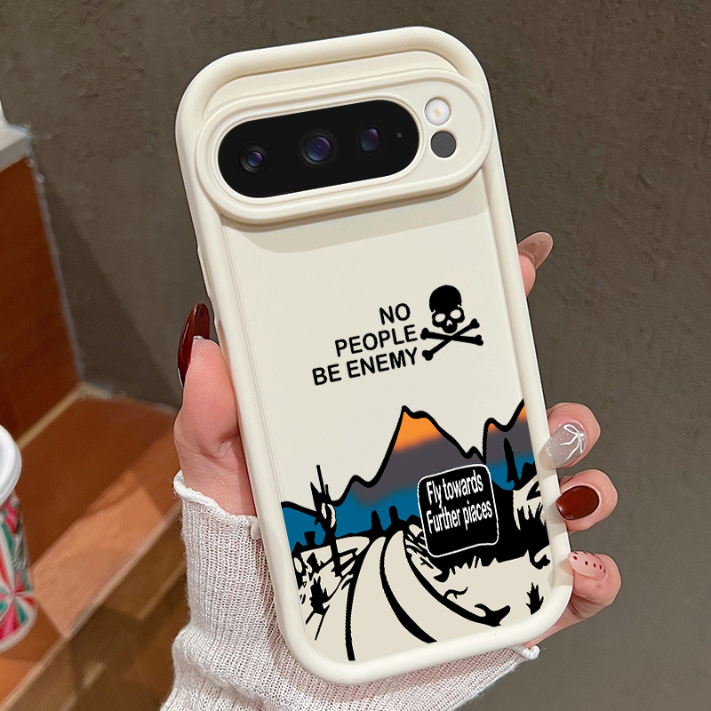 Phone Cases Google Pixel 9A - Telefoonhoesje met bergwegpatroon voor Google Pixel