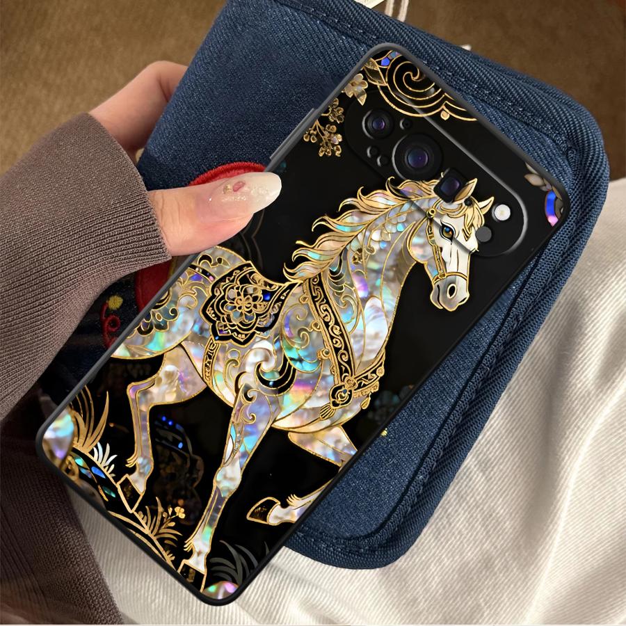 Phone Cases Google Pixel 9A - Lucky Horse Funda Telefoon Cover Case