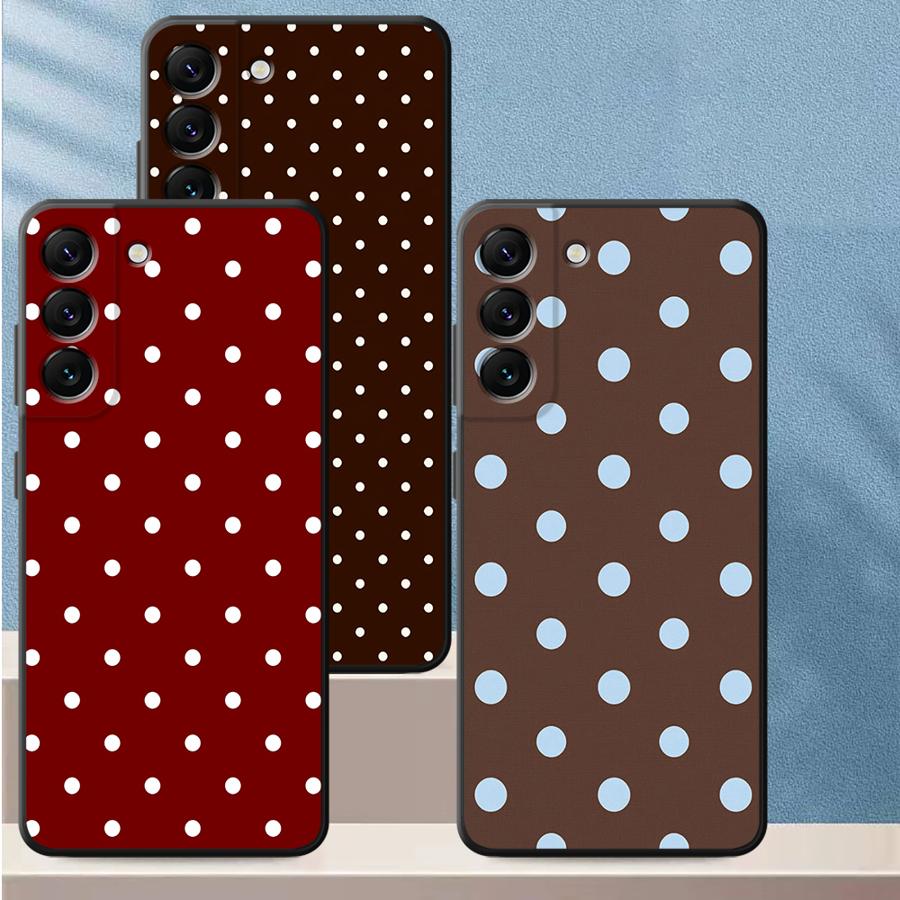 Phone Cases Polka Dot - Retro Polka Dots hoesje voor Samsung