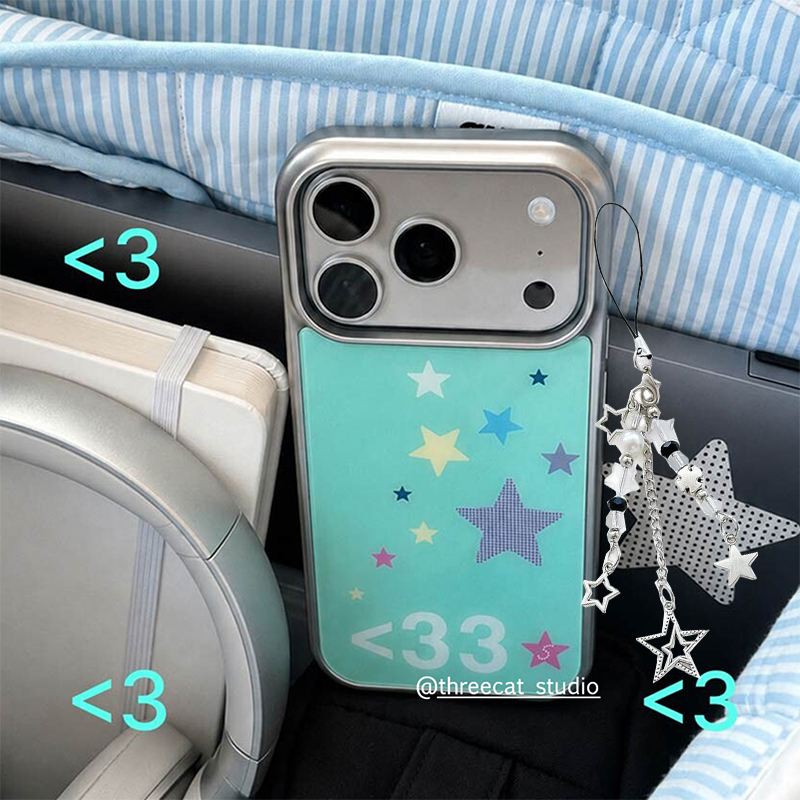 Phone Cases Green - Koreaanse Ins Creative Mintgroene Ster Symbolen