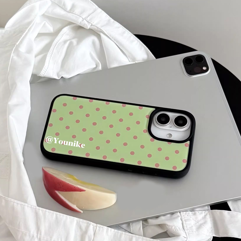 Phone Cases Green - Koreaans retro cartoon telefoonhoesje met groene