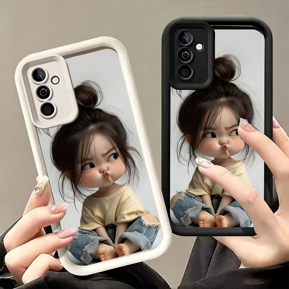 Phone Cases For Girls - Vleesballetjes Hoofd Meisje Siliconen Stootvaste Telefoonhoesje