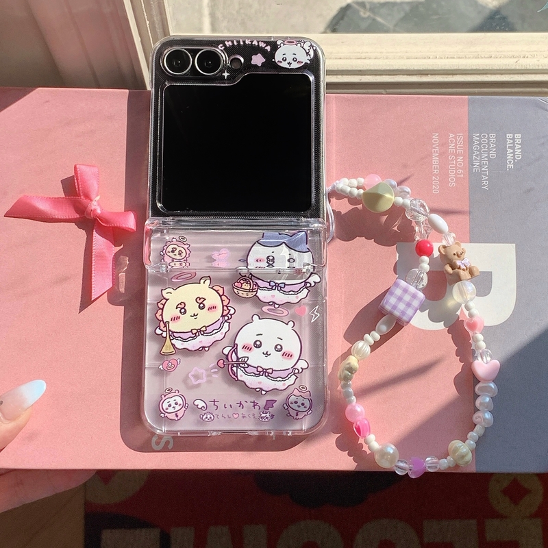 Phone Cases With Wallet - Schattig Cartoon Anime Chiikawa Usagi Hachiware