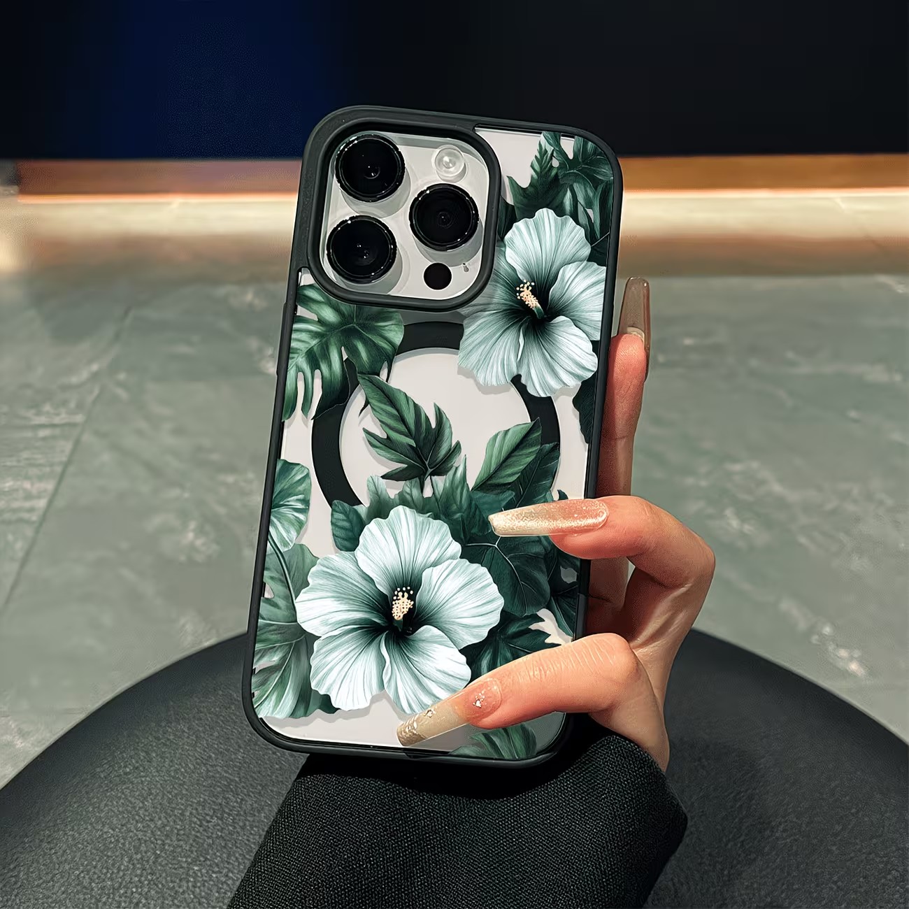 Phone Cases Green - Groene bloemenprint telefoonhoesje voor iPhone 17