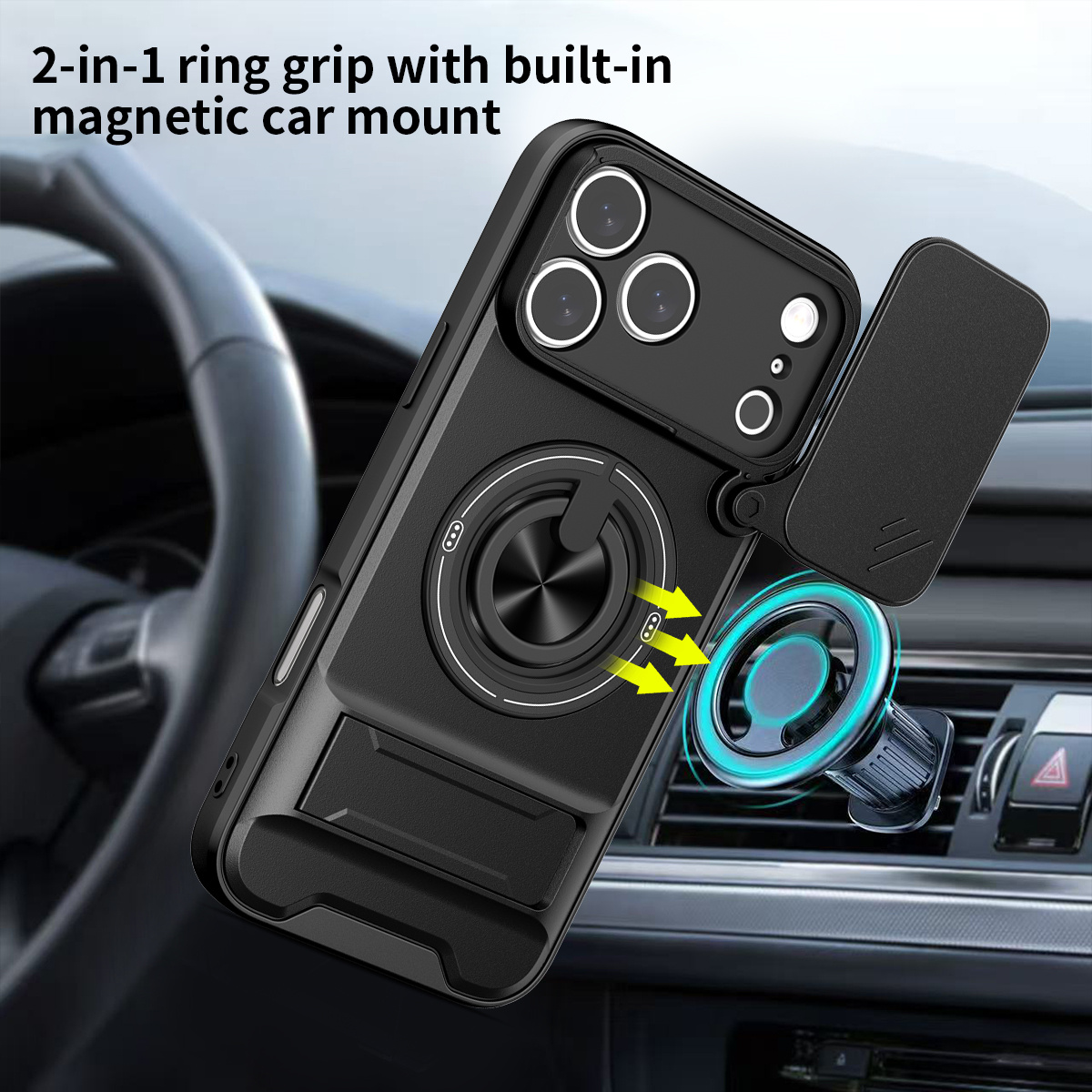 Magnetische telefoonhoes voor  - Camera Lens Protector recensie en prijs