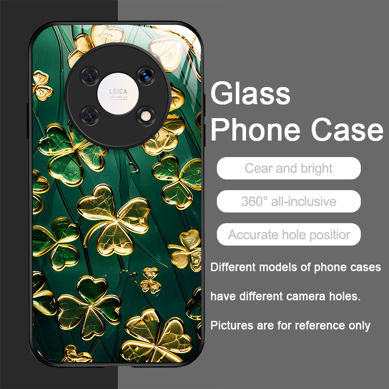 Luxueuze groene klaverblad blo - Phone Cases Green recensie en prijs