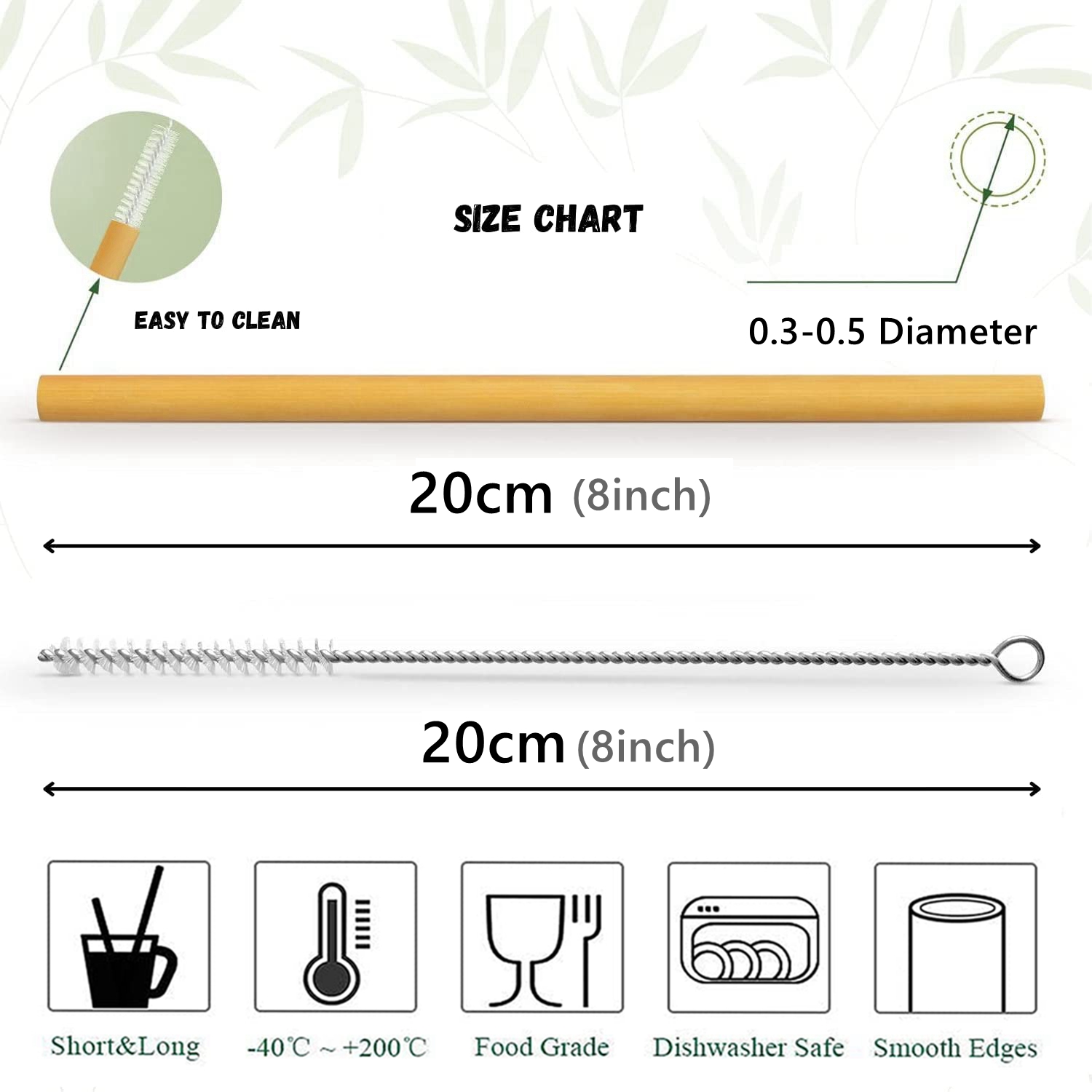 10 Stuks Natuurlijke Bamboe St - Biodegradable Eco Case recensie en prijs