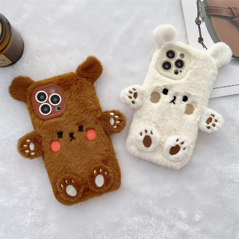 Koreaanse 3D Cartoon Beer Pluc - Phone Cases For Iphone 15 recensie en prijs