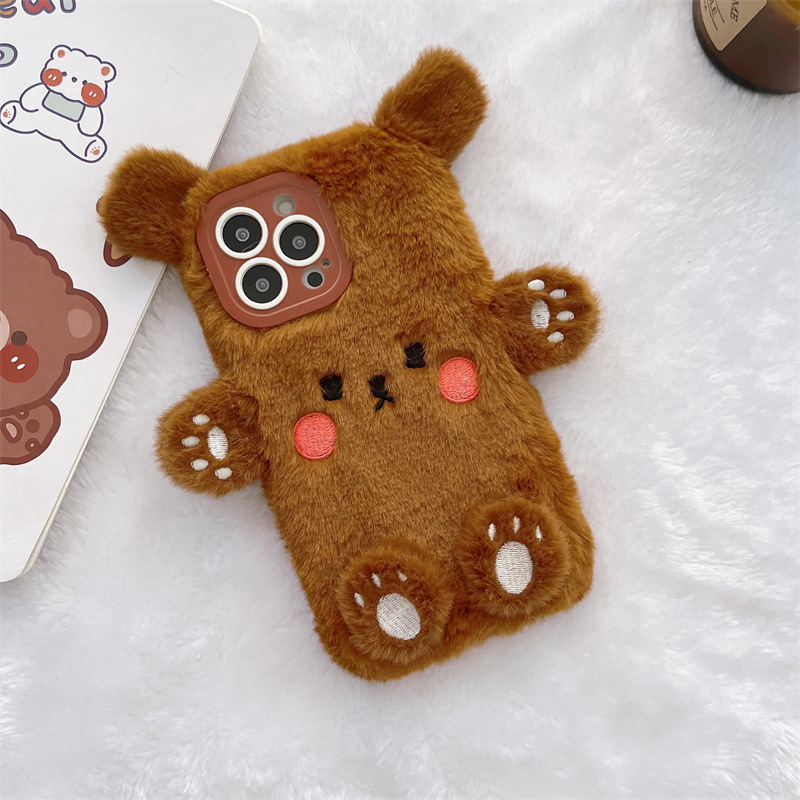Koreaanse 3D Cartoon Beer Pluc - Phone Cases For Iphone 15 recensie en prijs