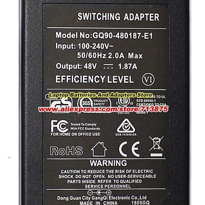 48V 1.87A 90W GQ90-480187-E1 A - Phone Cases Uk recensie en prijs