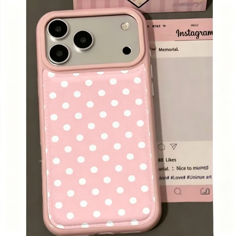 Trendy schattige roze polkadot - Phone Cases Polka Dot recensie en prijs