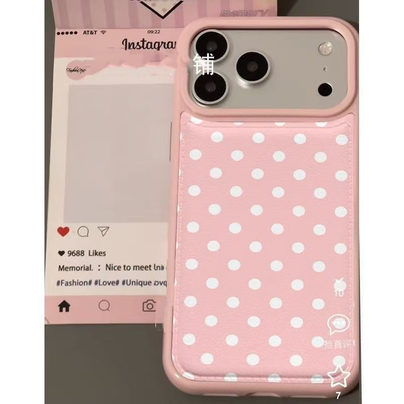 Trendy schattige roze polkadot - Phone Cases Polka Dot recensie en prijs