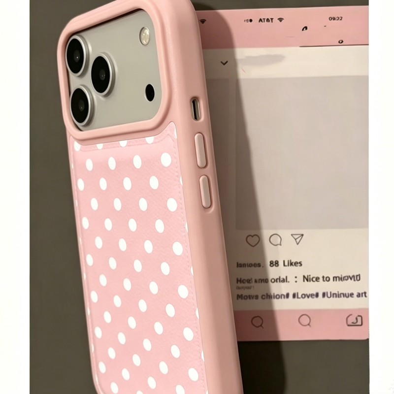 Trendy schattige roze polkadot - Phone Cases Polka Dot recensie en prijs