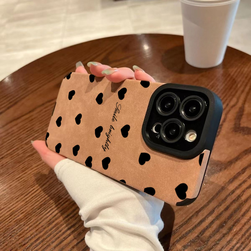 Nieuwe luxe zwarte liefde hart - Phone Cases For Girls recensie en prijs