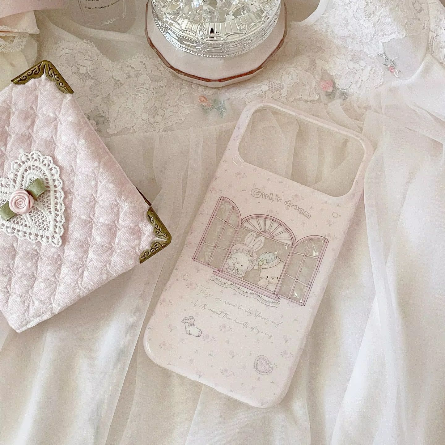 Kawaii Bunny Bear Bloemige Roz - Phone Cases For Girls recensie en prijs