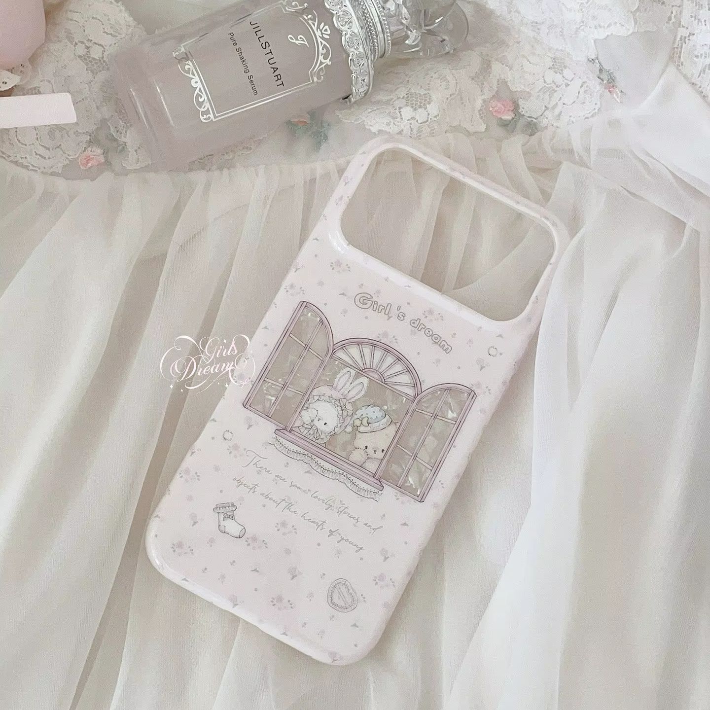 Kawaii Bunny Bear Bloemige Roz - Phone Cases For Girls recensie en prijs