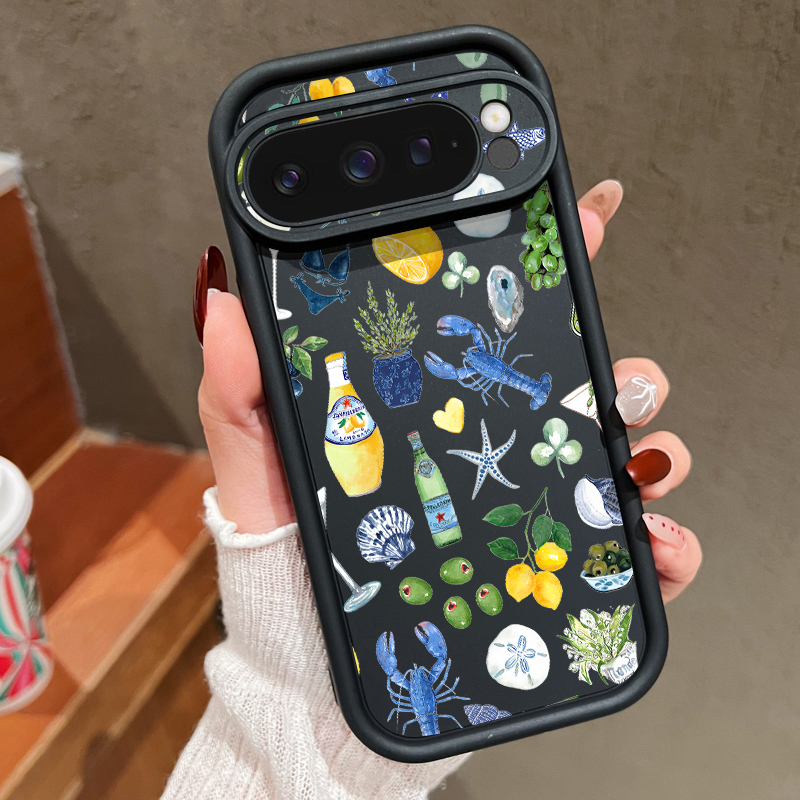 Ocean Whale Patroon TPU Telefo - Phone Cases Google Pixel 9A recensie en prijs
