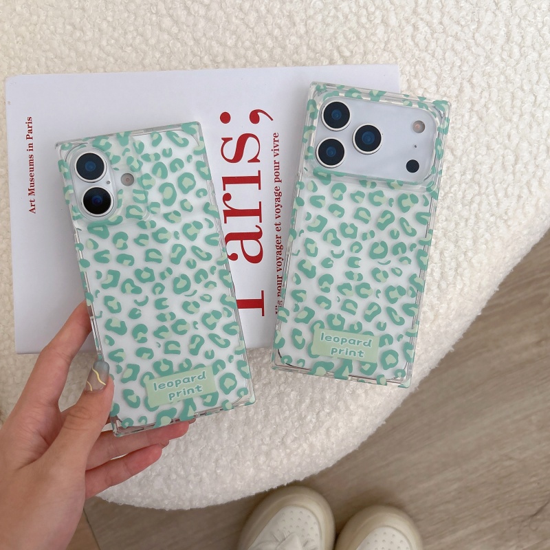 Mambo Green Leopard Square IMD - Phone Cases Green recensie en prijs