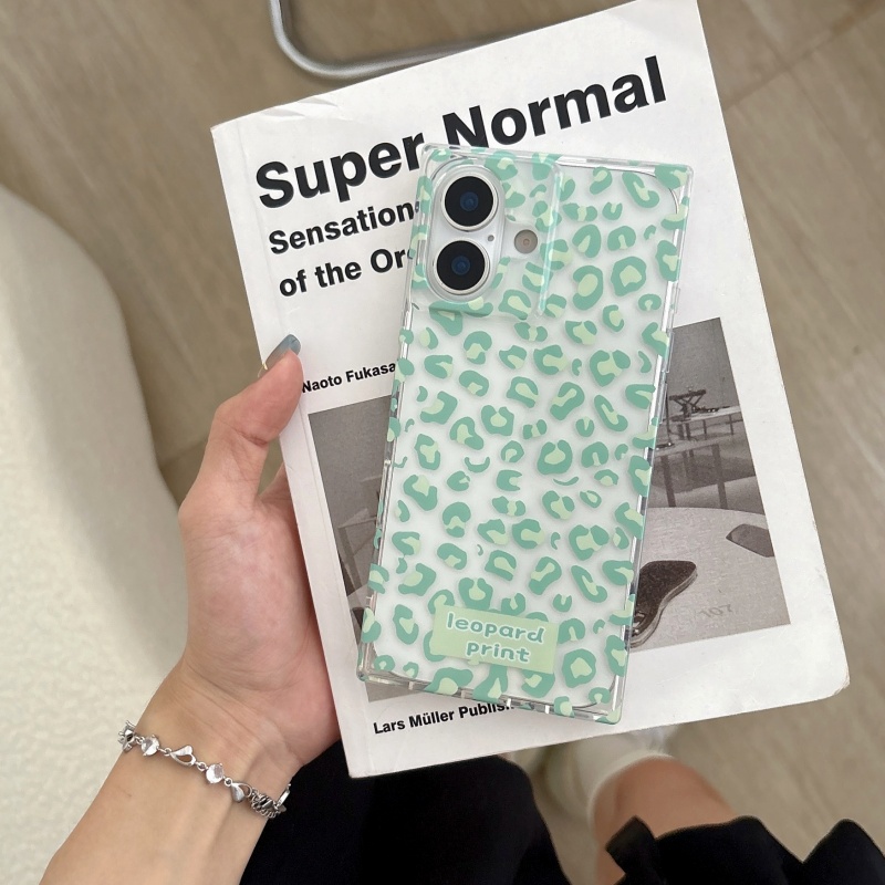 Mambo Green Leopard Square IMD - Phone Cases Green recensie en prijs