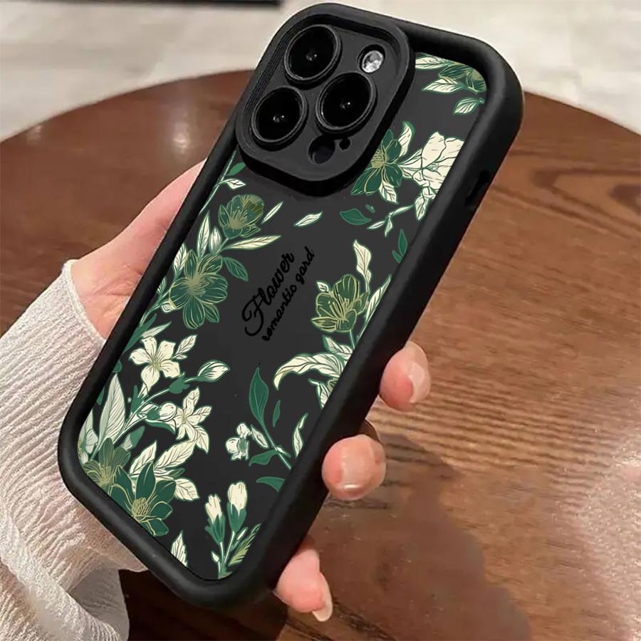 Vintage groene bloemen telefoo - Phone Cases Green recensie en prijs
