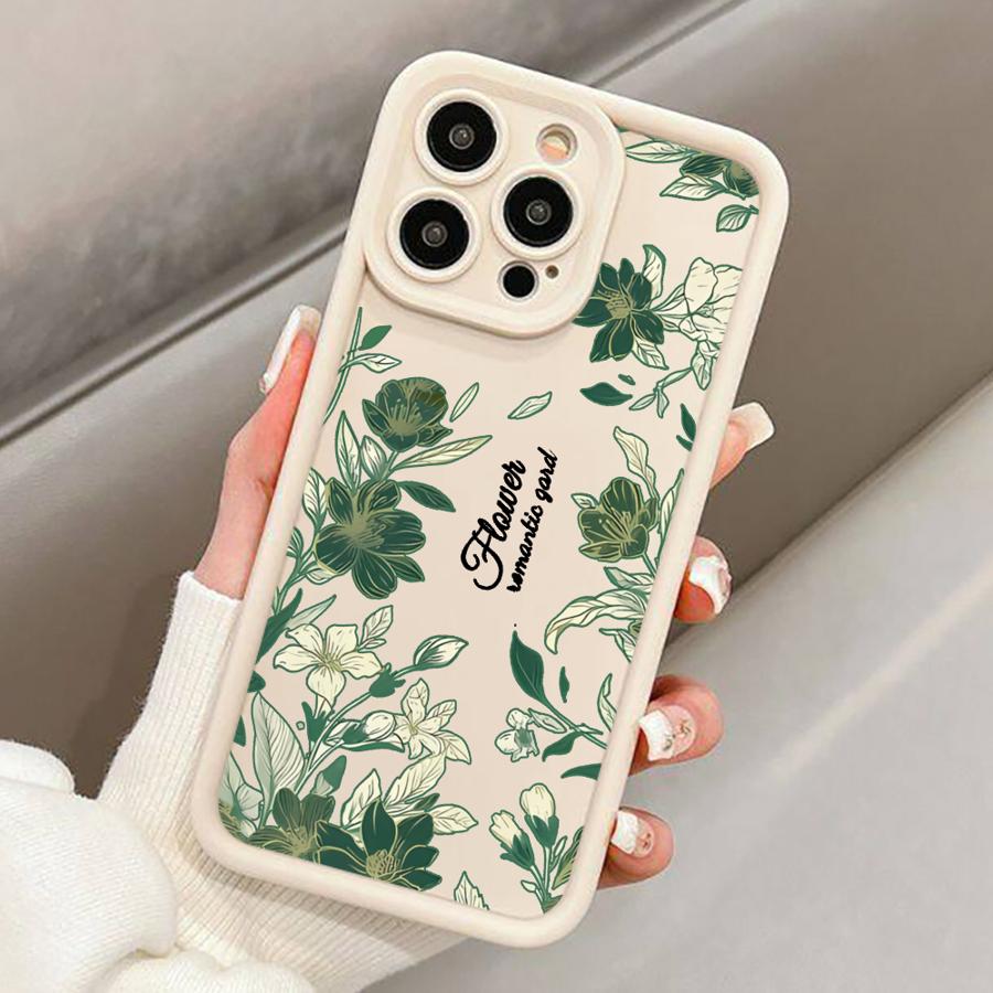 Vintage groene bloemen telefoo - Phone Cases Green recensie en prijs