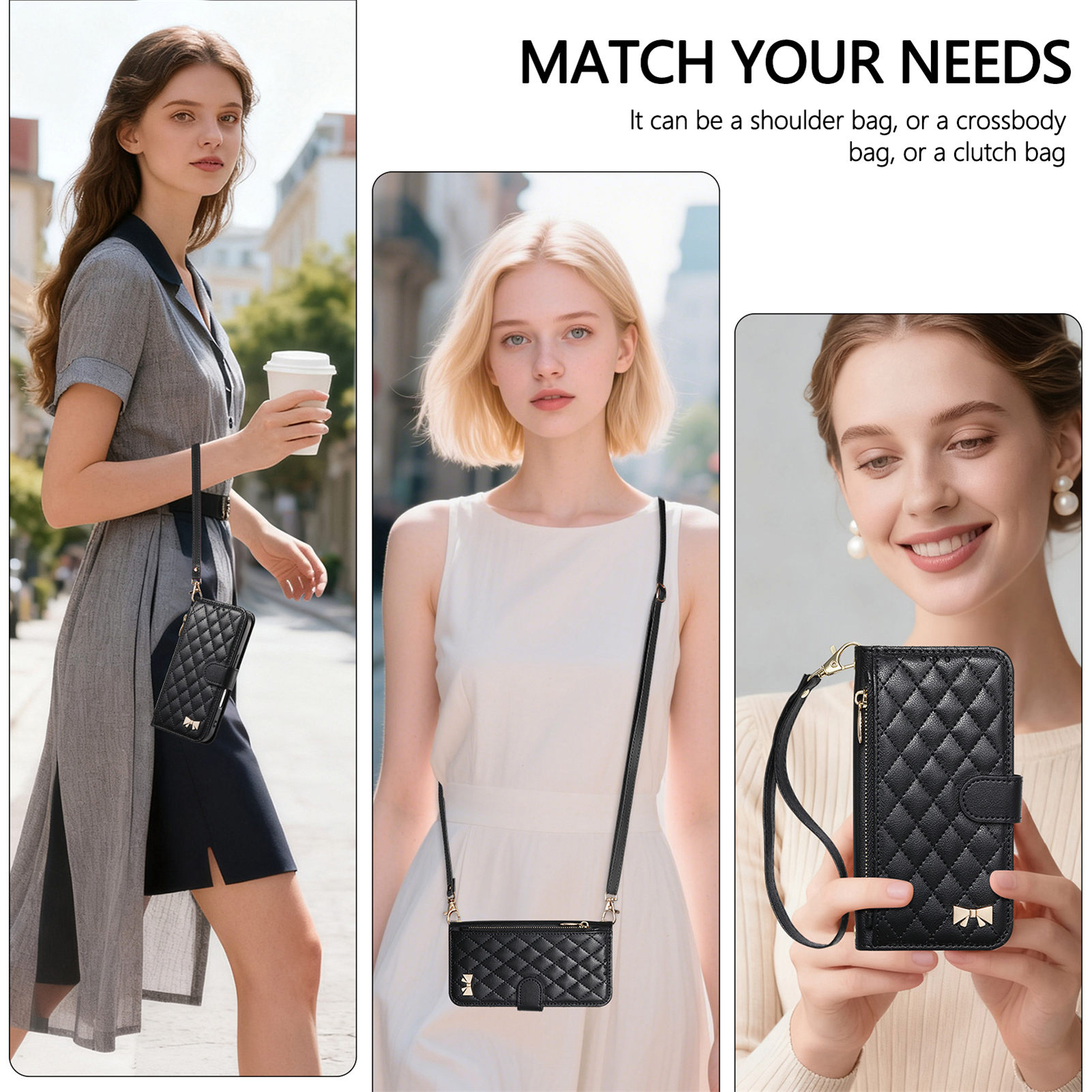 PU Leder Rits Crossbody Polsba - Phone Cases With Wallet recensie en prijs