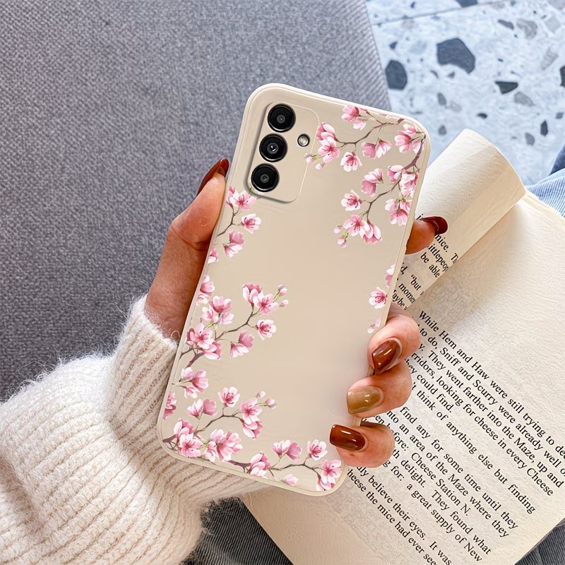 Roze kersenbloesemtak print te - Phone Cases Cherry recensie en prijs