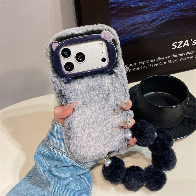 Luxe effenkleurige pluche tele - Phone Cases For Iphone 15 recensie en prijs