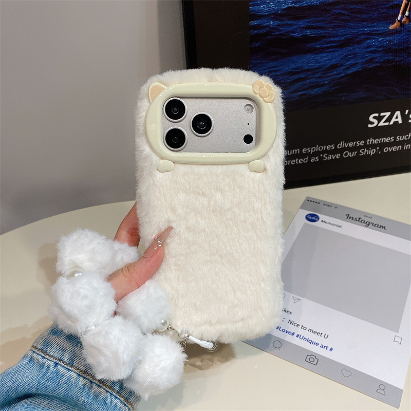 Luxe effenkleurige pluche tele - Phone Cases For Iphone 15 recensie en prijs