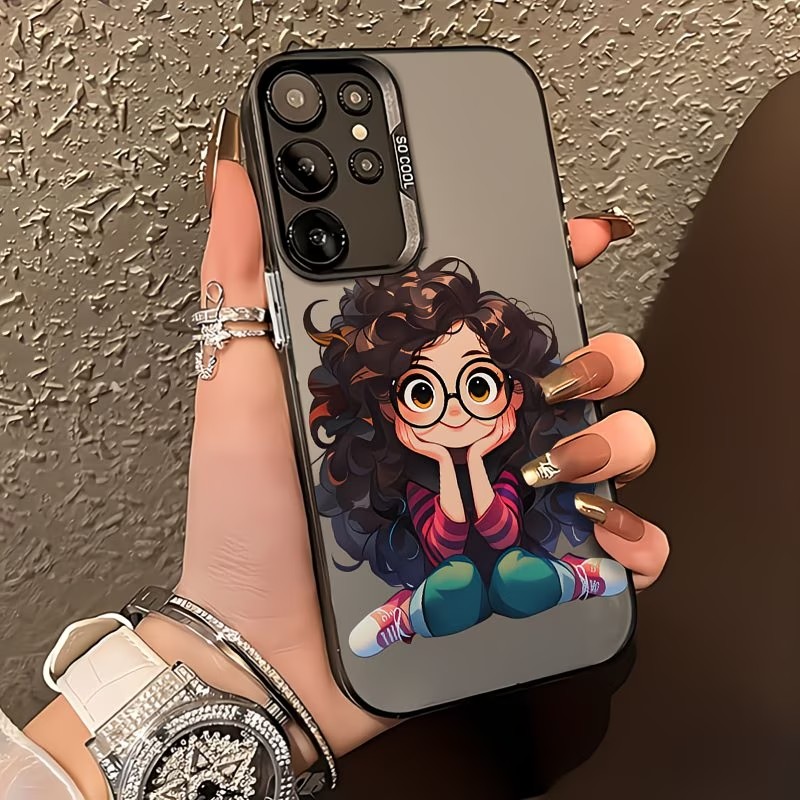 Schattig krullend haar bril me - Phone Cases For Girls recensie en prijs