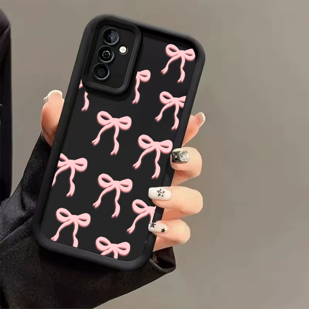 Roze strikprint zachte TPU tel - Phone Cases For Samsung recensie en prijs