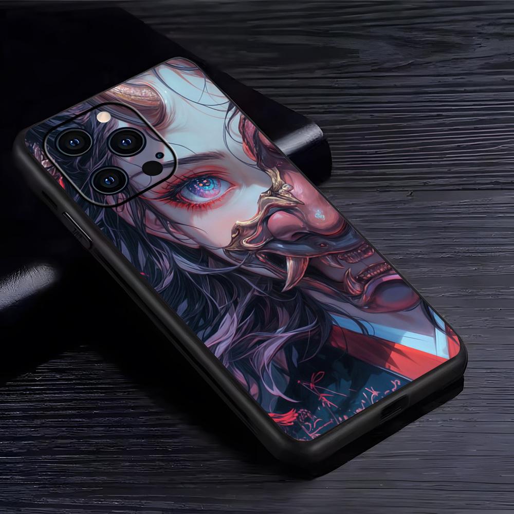 Japanse geestengezicht Samurai - Phone Cases Japan recensie en prijs