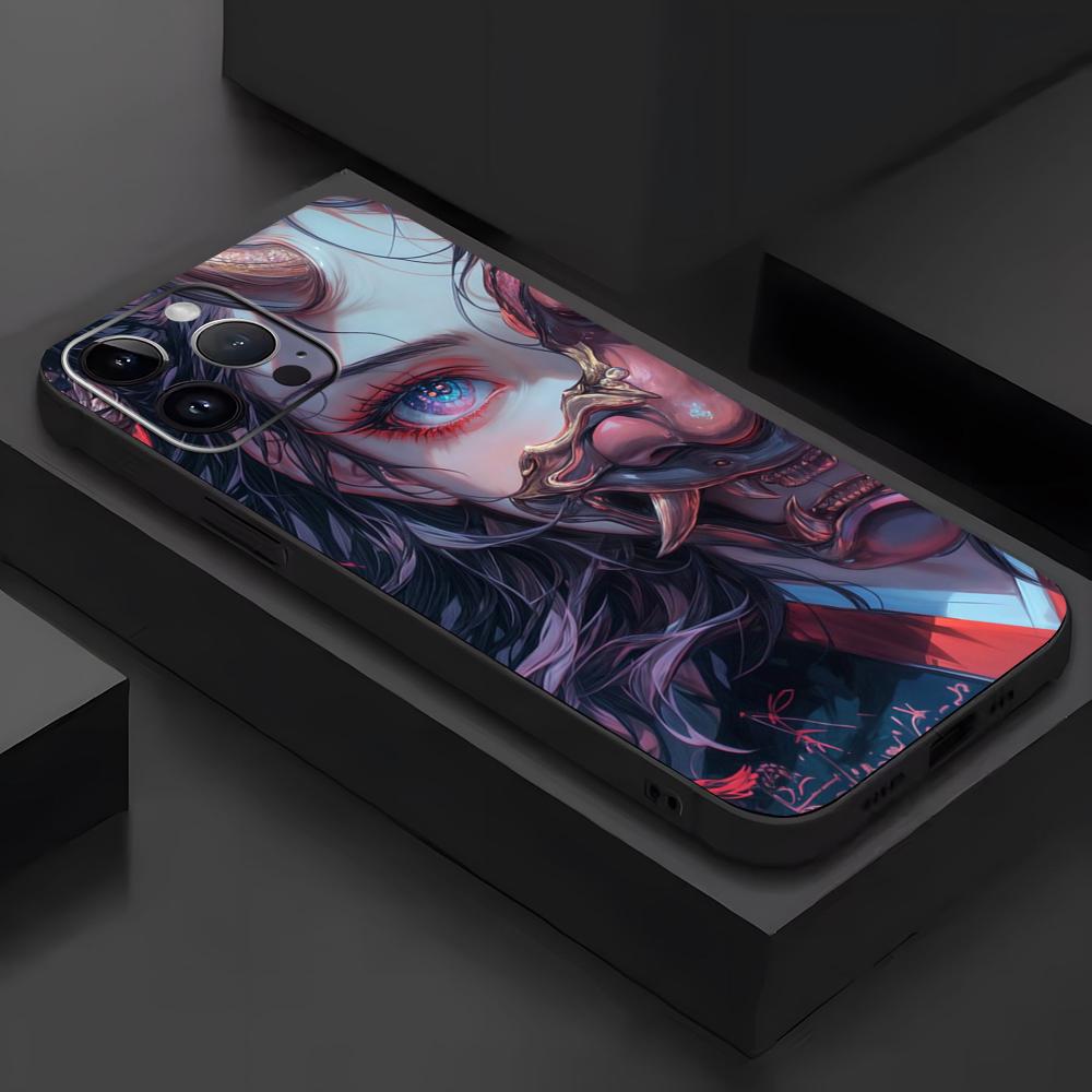 Japanse geestengezicht Samurai - Phone Cases Japan recensie en prijs