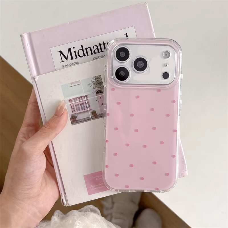 Koreaanse Ins Girl Simpele Bla - Phone Cases Polka Dot recensie en prijs