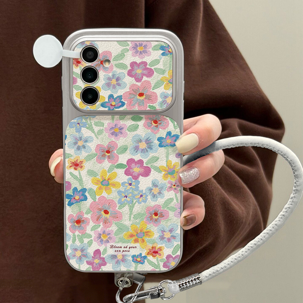 Kleurrijke bloemenleren telefo - Phone Cases For Samsung recensie en prijs