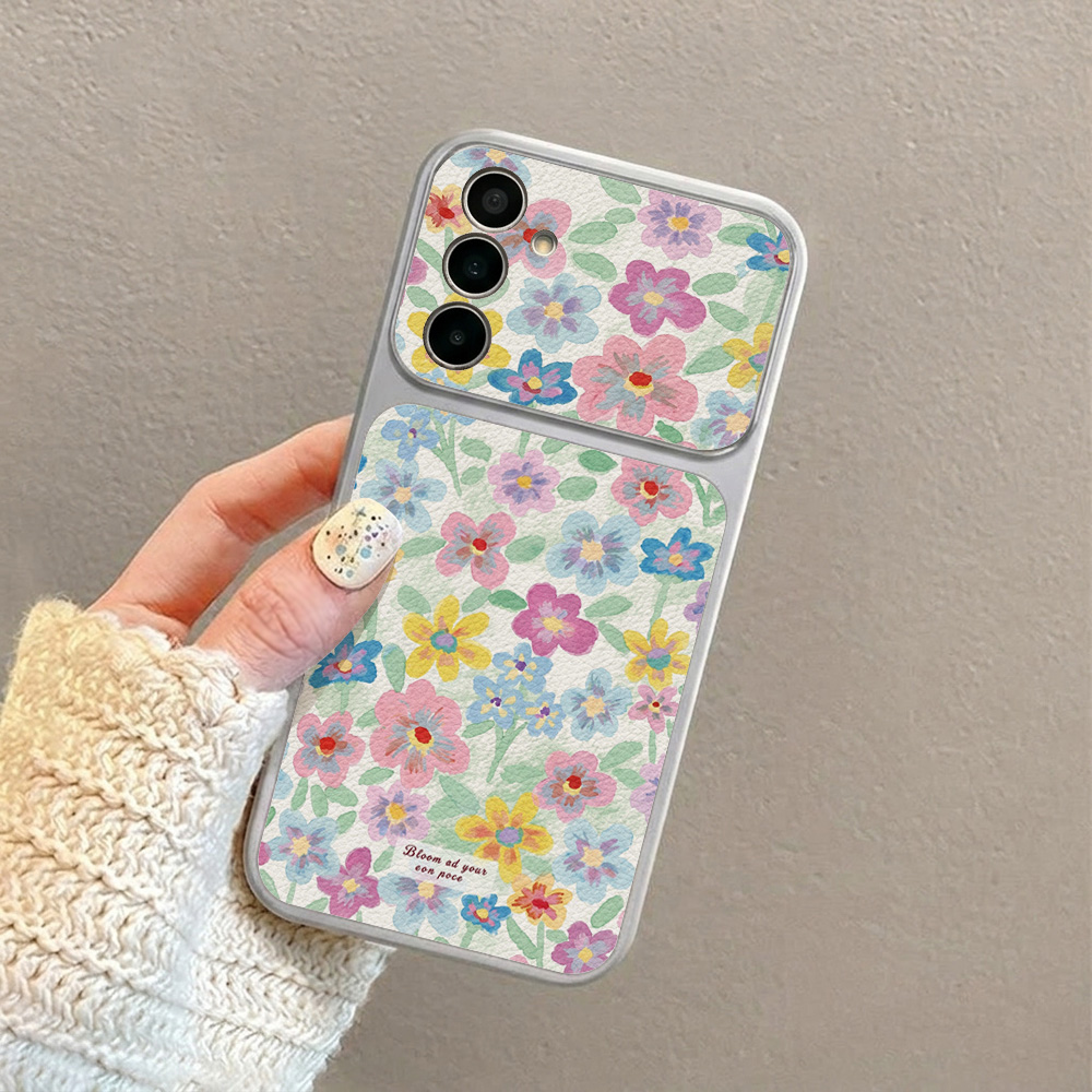 Kleurrijke bloemenleren telefo - Phone Cases For Samsung recensie en prijs