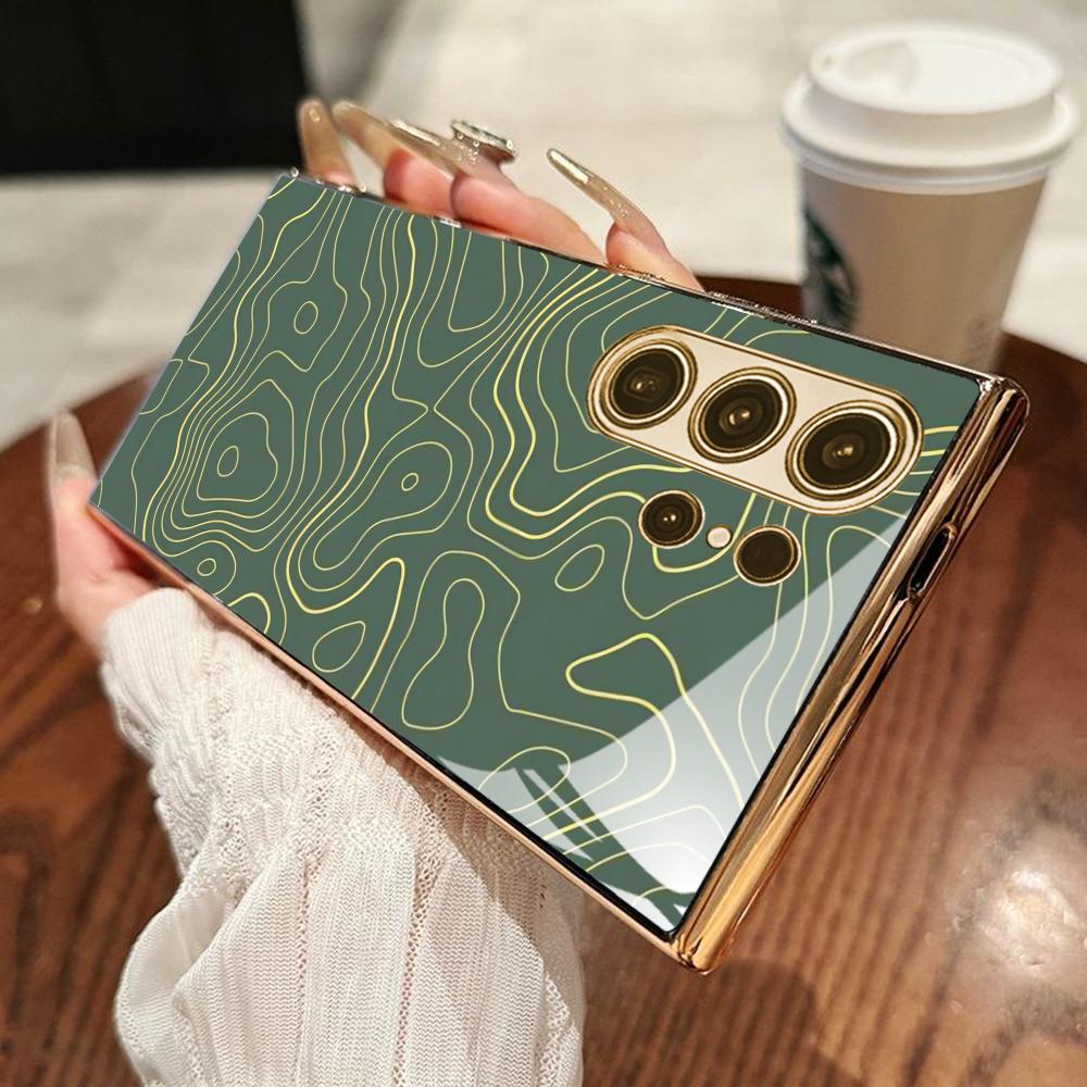 Saliegroen topografisch kaartp - Phone Cases Green recensie en prijs