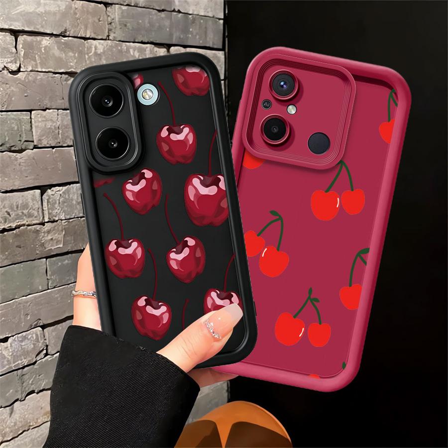 Cartoon Cherry zachte telefoon - Phone Cases Cherry recensie en prijs