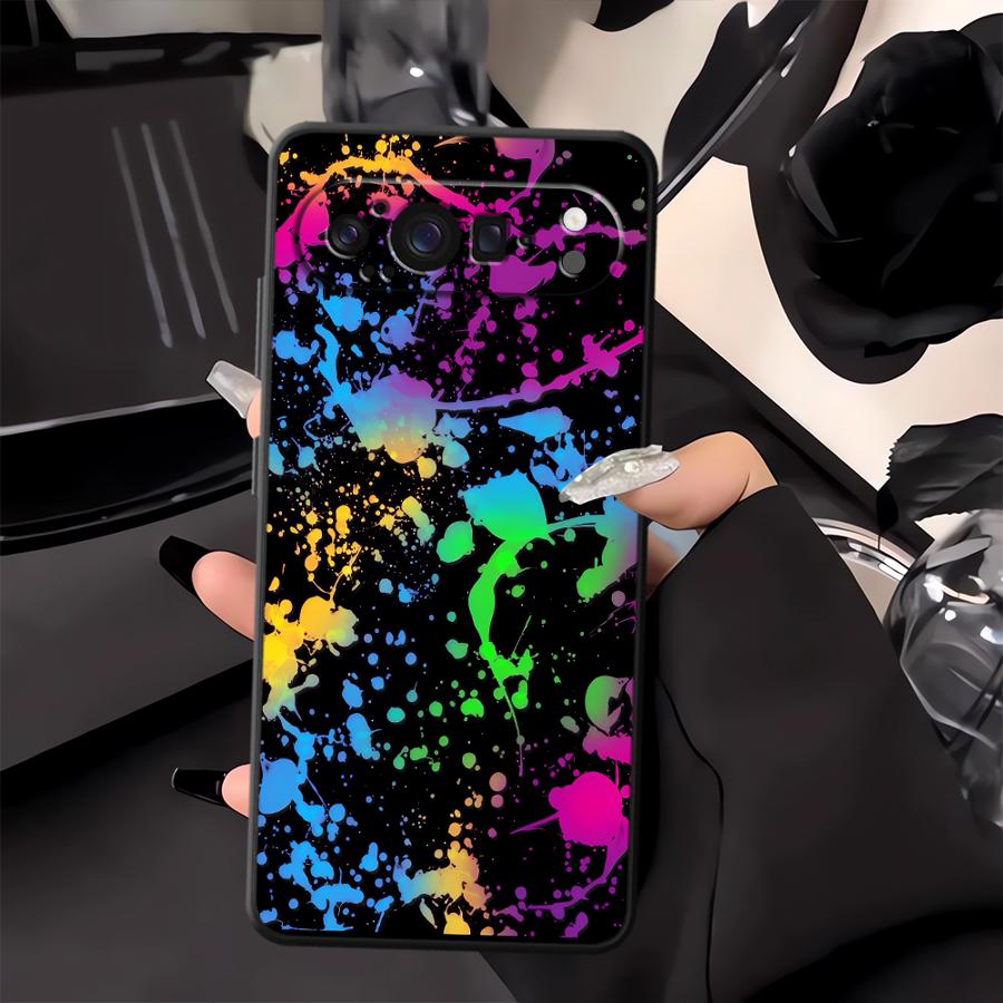 Regenboog Verf Spatten Funda T - Phone Cases Google Pixel 9A recensie en prijs