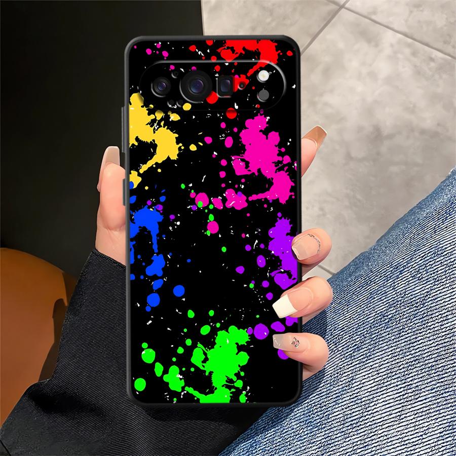 Regenboog Verf Spatten Funda T - Phone Cases Google Pixel 9A recensie en prijs