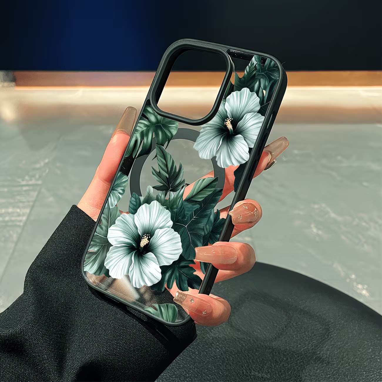 Groene bloemenprint telefoonho - Phone Cases Green recensie en prijs