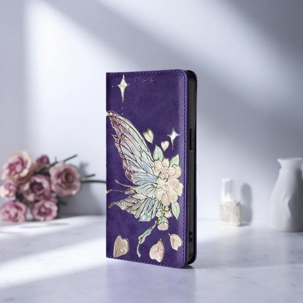 Geschilderde magnetische flip  - Phone Cases For Samsung recensie en prijs